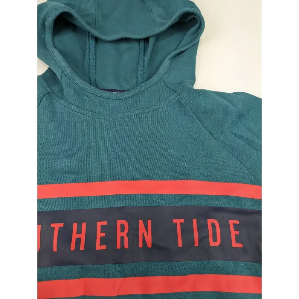 Southern Tide Teal Hoodie - Youth Large (12)